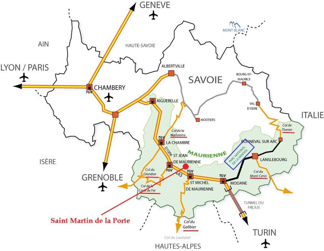 Gite Le Bec D'Aigle 2 Pers Saint-Martin-de-la-Porte エクステリア 写真